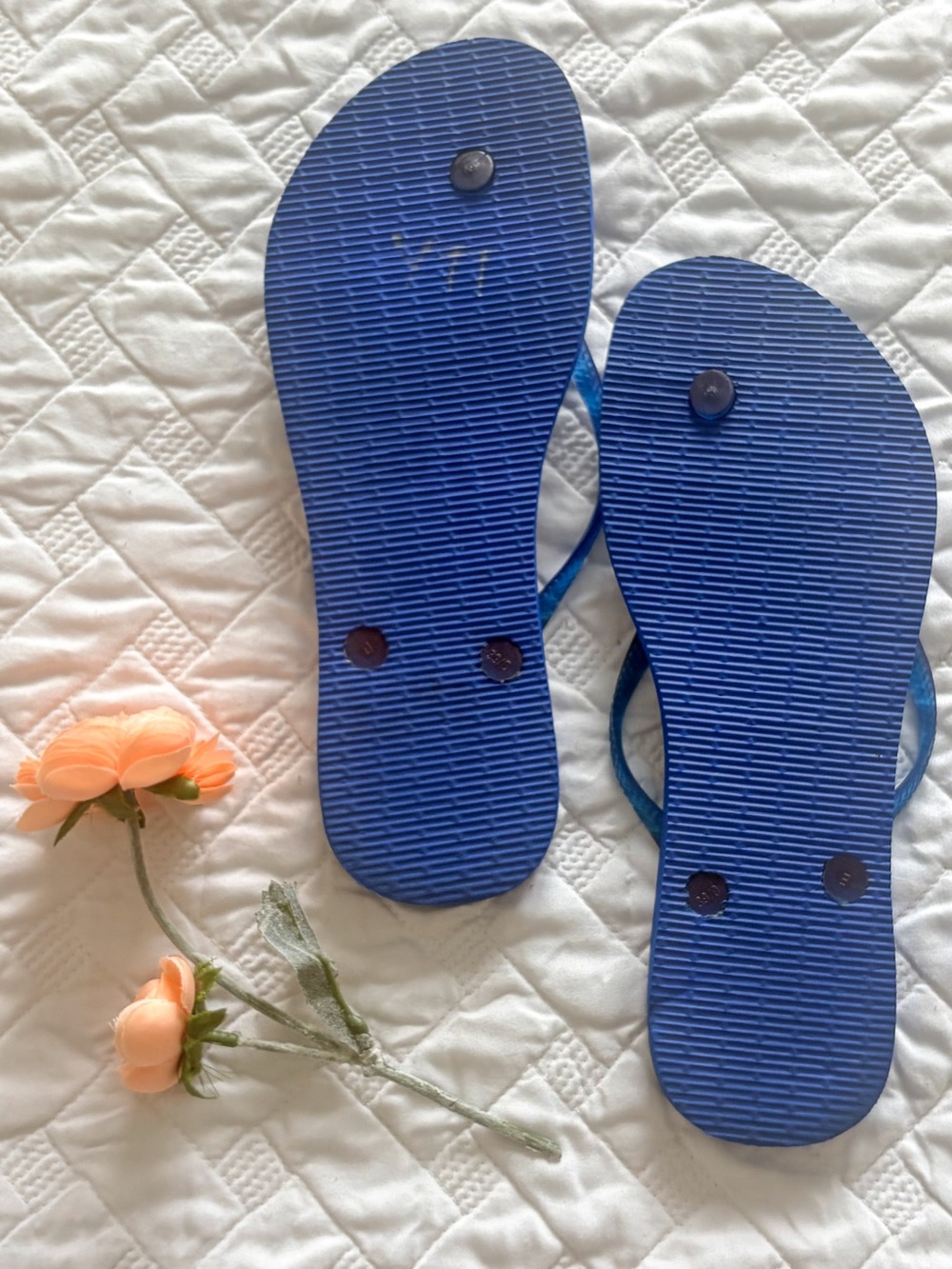 Havaianas Blue Tie Dye Flip Flops Sandals Size 9/10W Thong Sandals - Picture 3 of 6